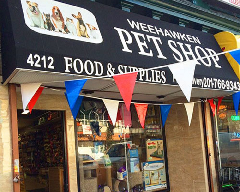 local pet supplies in weehawken