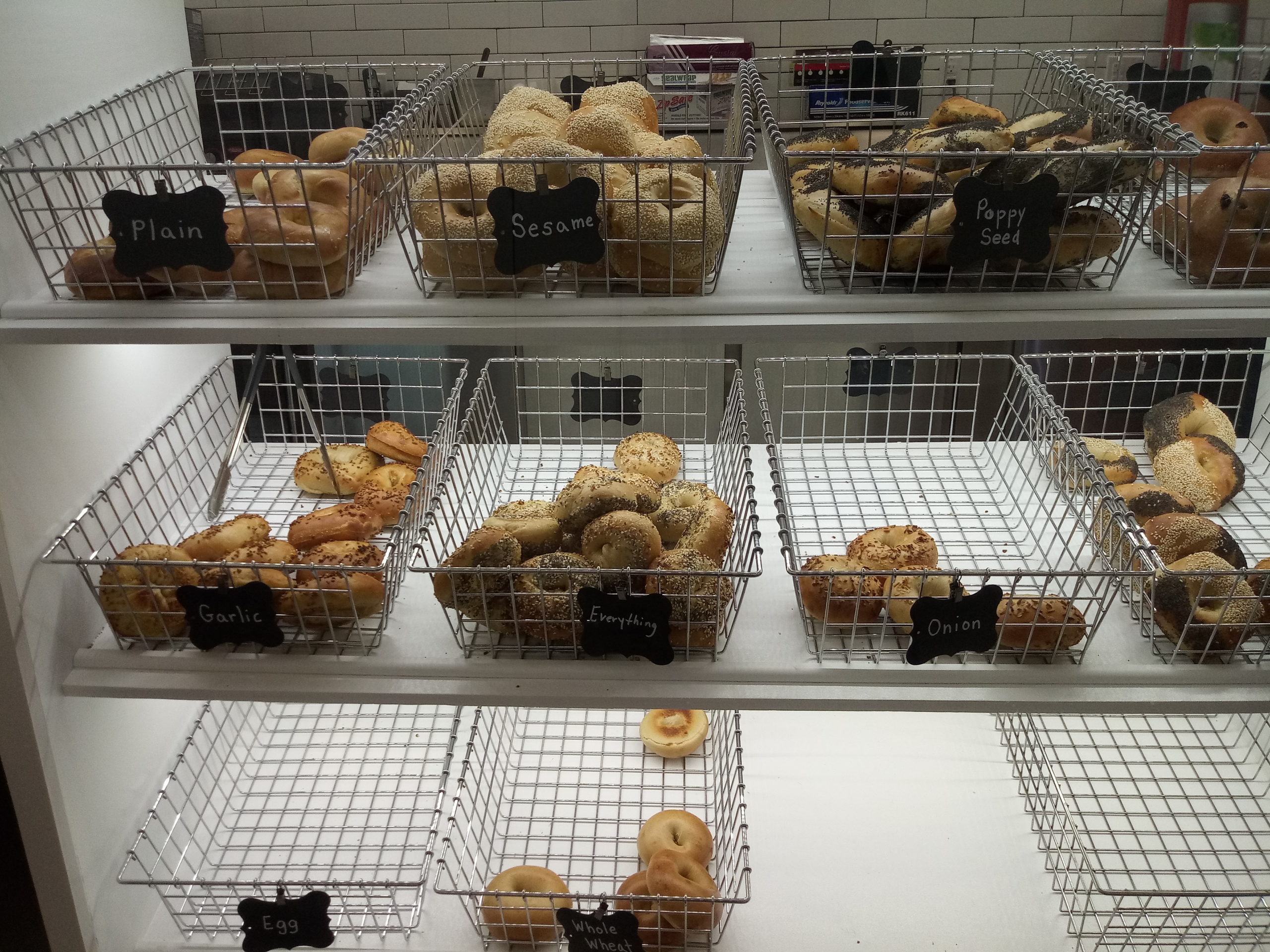 Variety of Bagels