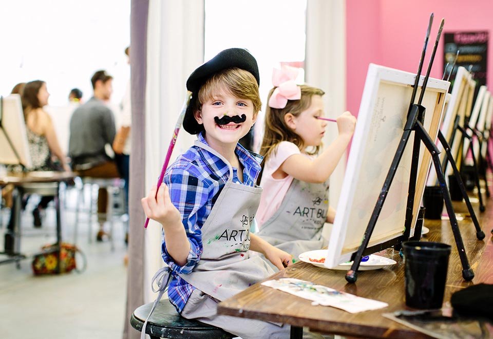 Wine and Design Weehawken Kid's Art Classes